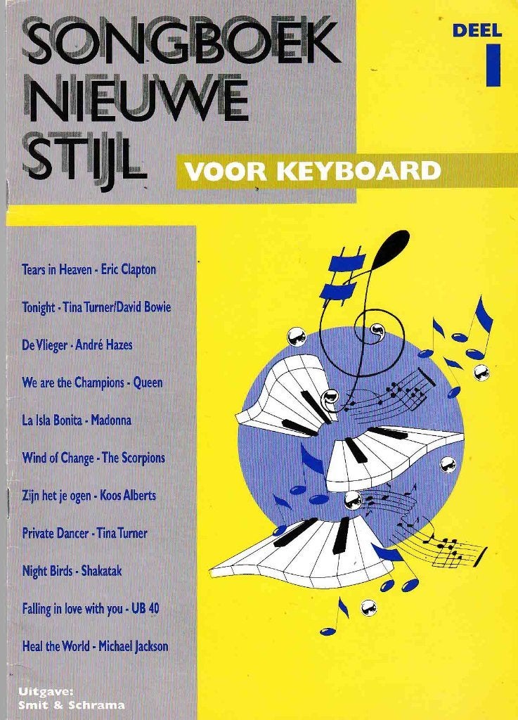Songboek voor keyboard deel 1 ( 1043 ), Gebruikt, Ophalen of Verzenden, Artiest of Componist, Keyboard