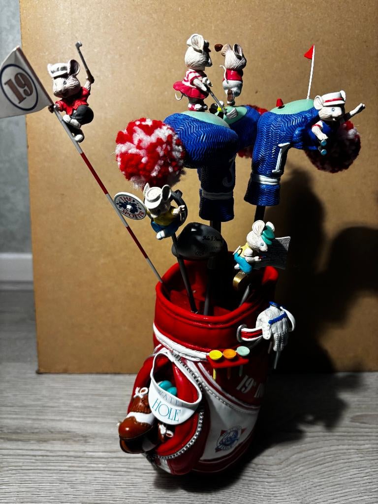Enesco speeldoos GOLFTAS, Ophalen