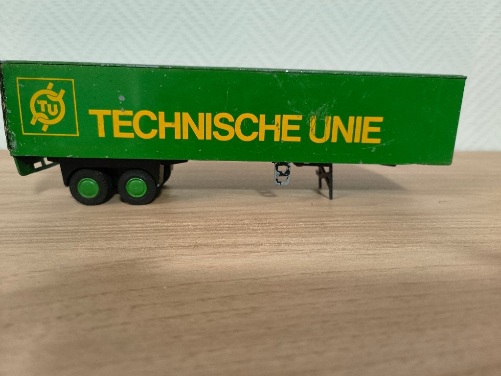 Lion Car oplegger 10, Hobby en Vrije tijd, Modelauto's | 1:50, Ophalen of Verzenden, Gebruikt, Bus of Vrachtwagen, Lion Toys