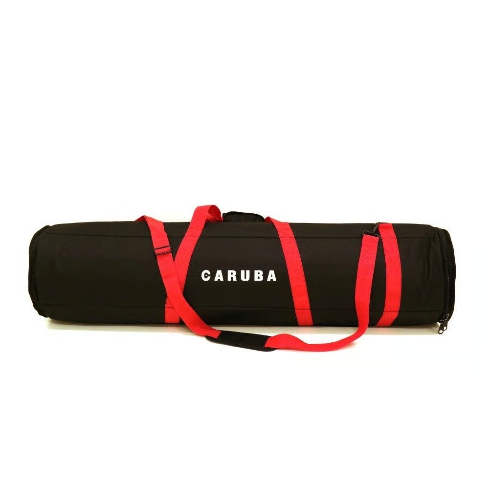 Caruba Statieftas 111cm - Zwart met Rode Banden, Ophalen of Verzenden, Zo goed als nieuw