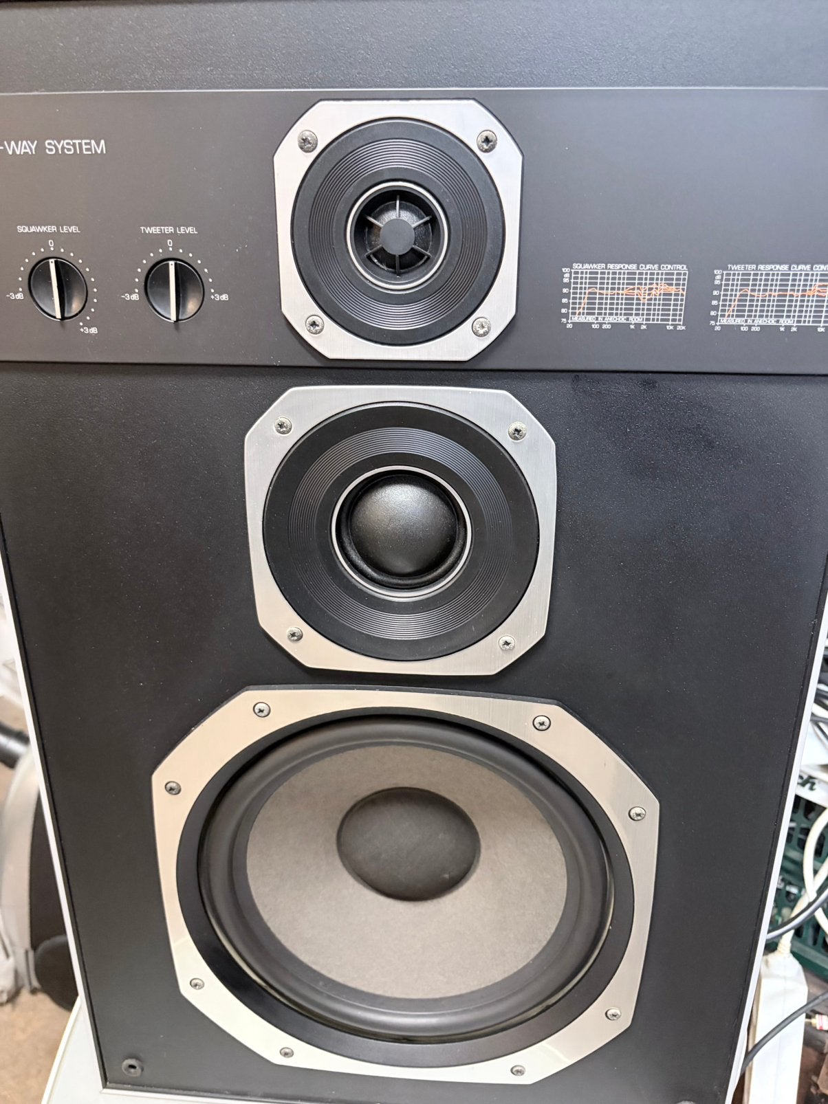 Philips AH 494 luidsprekers - Vintage 3-weg systeem, Stereo speakers, Philips, Gebruikt, Ophalen of Verzenden