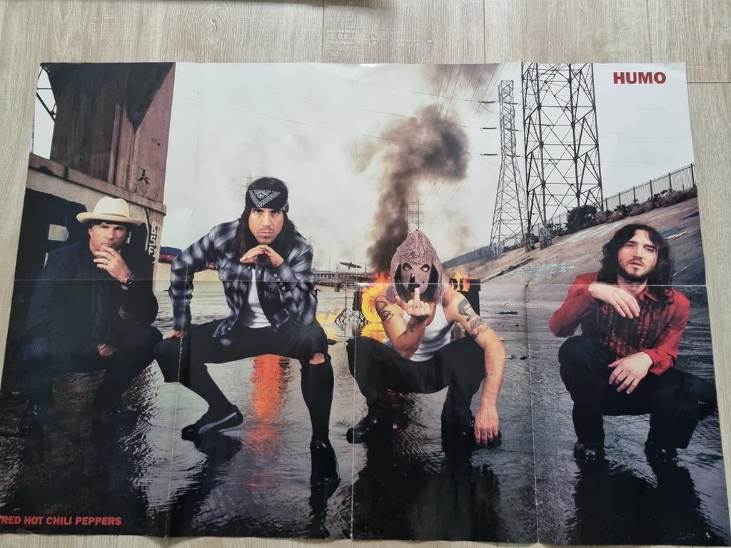 Vintage poster van Red Hot Chili Peppers/Rock Werchter 2006, Ophalen of Verzenden, Gebruikt