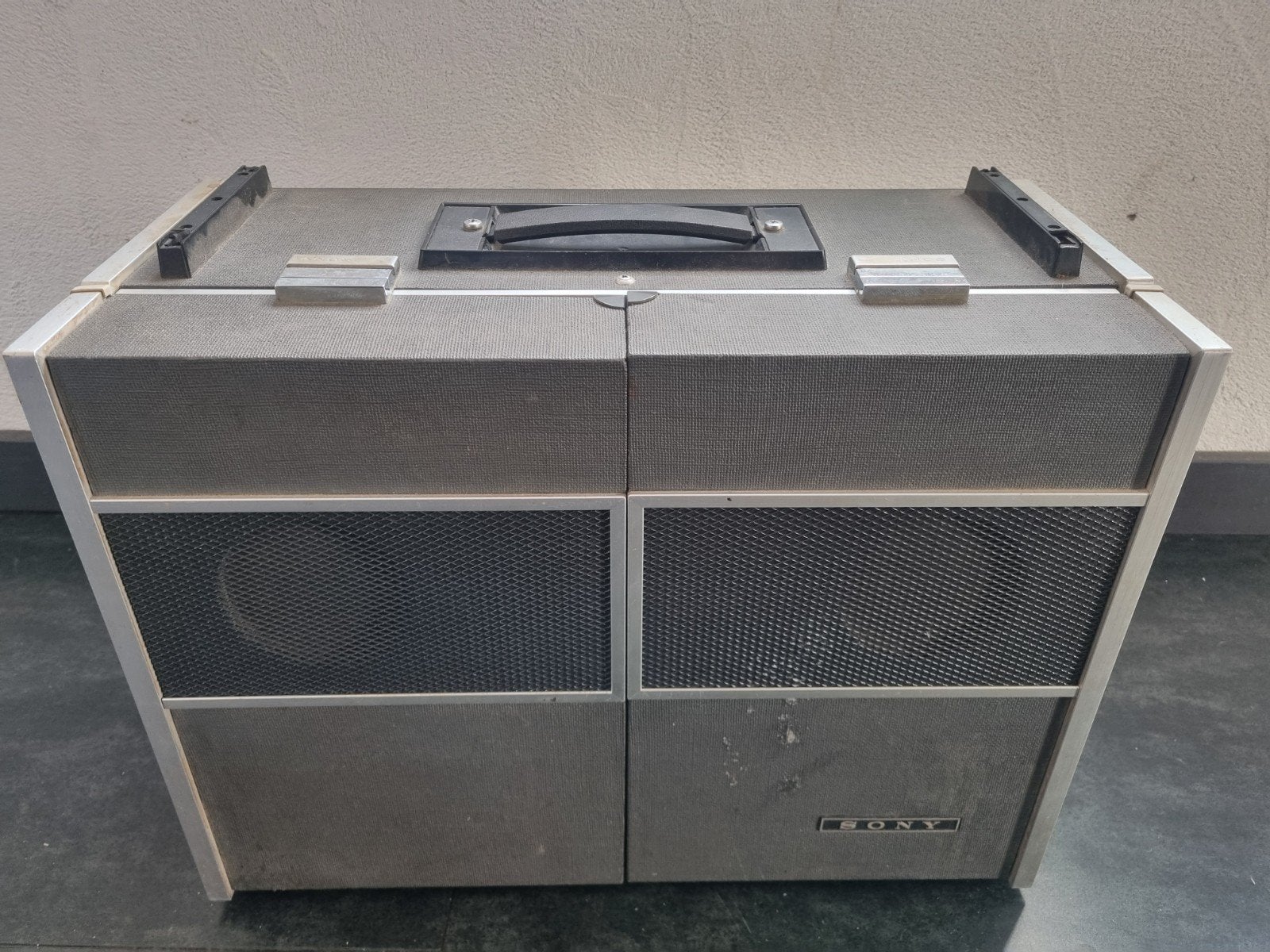Vintage Sony Bandrecorder TC-530 met speakers, Ophalen, Bandrecorder, Met banden
