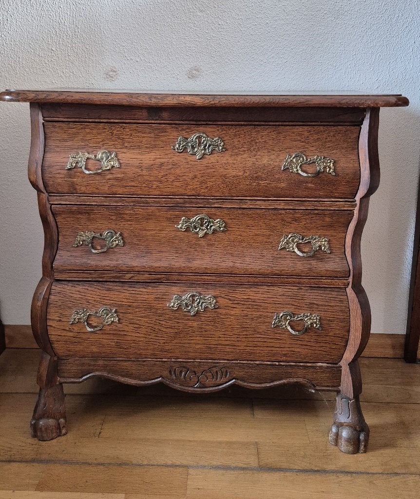 Vintage buikkastje met 3 laden, Ophalen