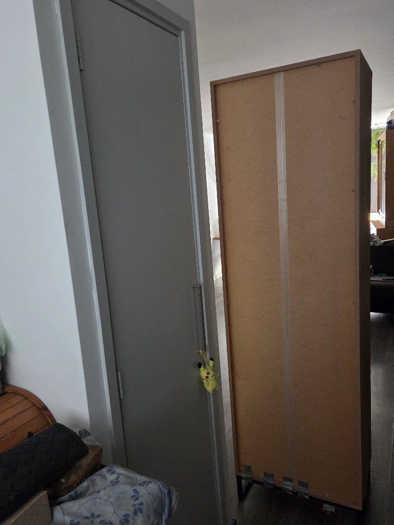 Vitrinekast, Ophalen, Met deur(en), 200 cm of meer, Eikenhout