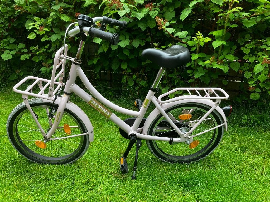 Alpina Kinderfiets 18 inch – Goede Staat – Ideale Meisjes, Ophalen, Terugtraprem, Alpina, 16 tot 20 inch