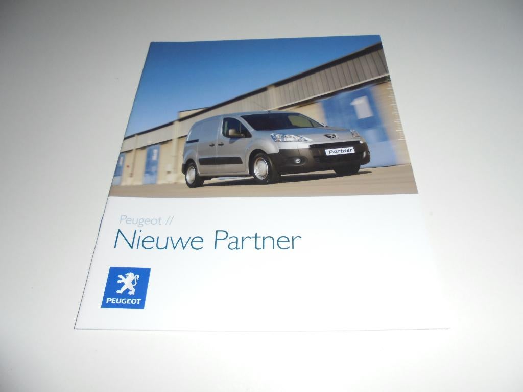 brochure Peugeot Partner  2010, Ophalen of Verzenden, Nieuw, Peugeot