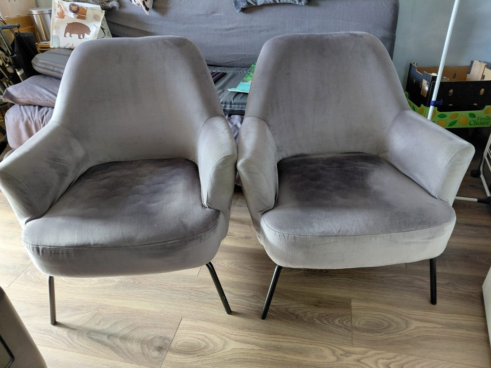 mooie stoelen, Huis en Inrichting, Ophalen, Twee, Zo goed als nieuw, Stof