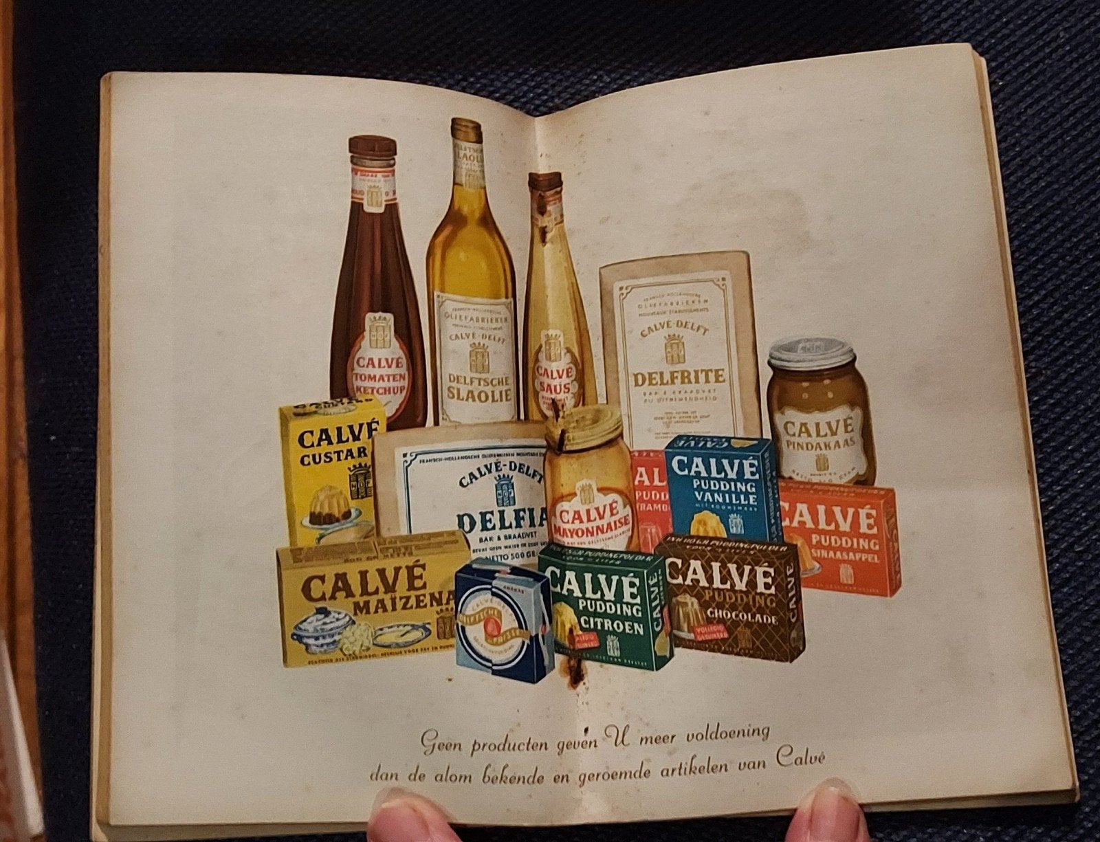 Uniek Vintage Kruideniers Inkoopboekje Calvé-Delft 1953, Ophalen of Verzenden, Gebruikt