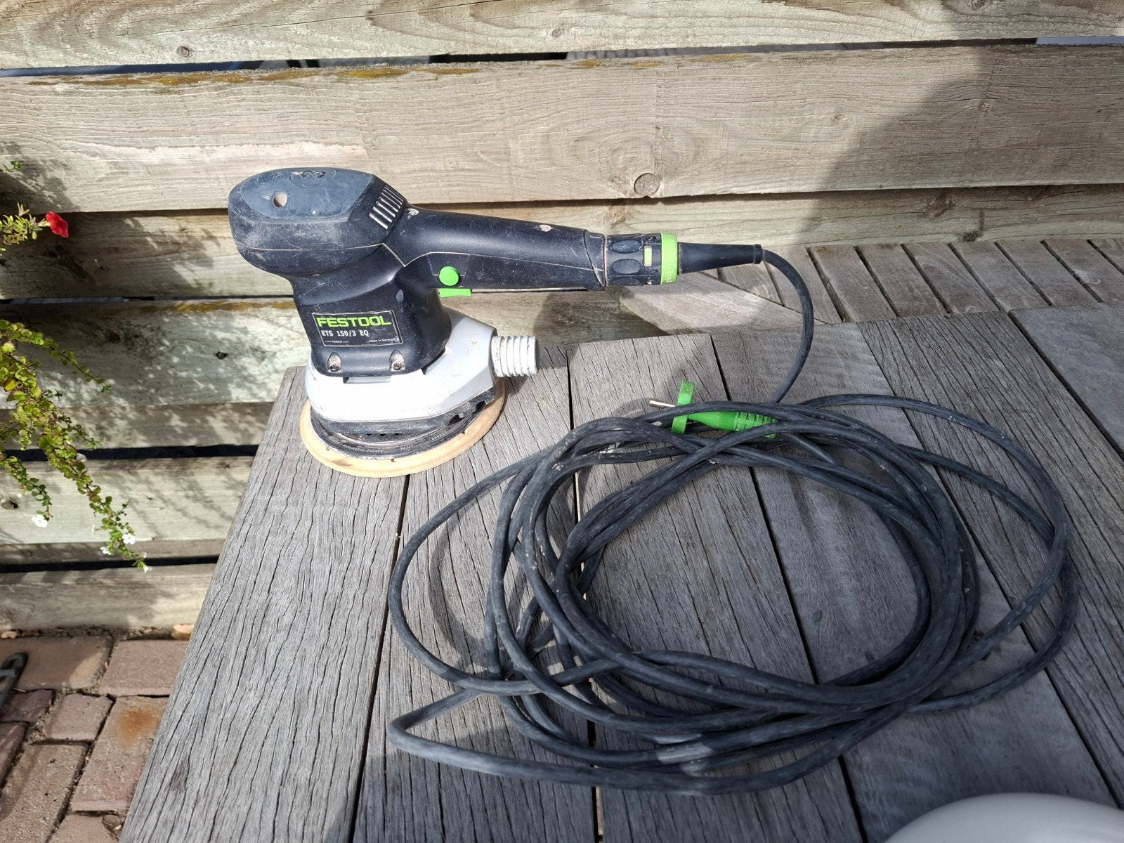 Festool ETS 150/3 EQ excentrische schuurmachine., Ophalen of Verzenden, Gebruikt, Minder dan 600 watt, Excentrische schuurmachine