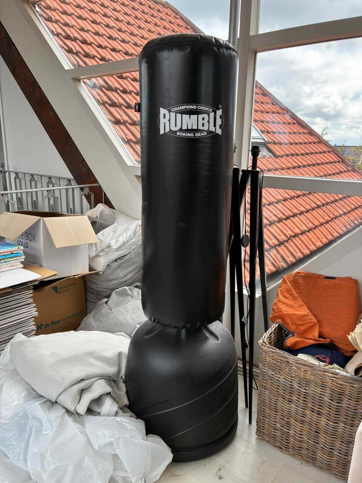 Rumble bokszak paal, Ophalen, Zo goed als nieuw, Bokszak