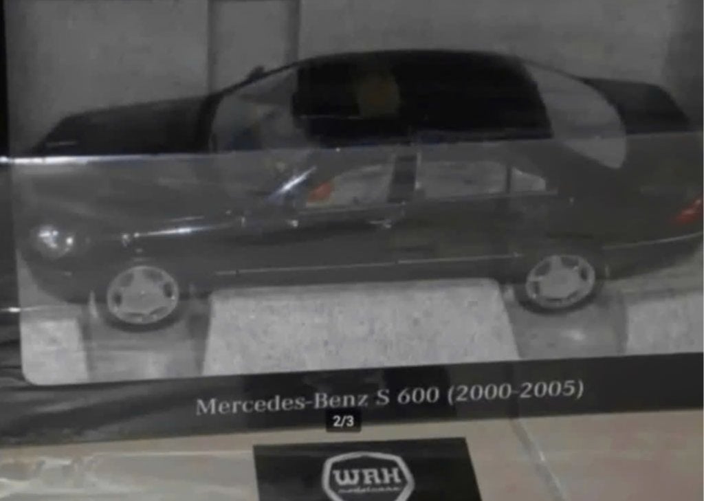 1:18 NEW Mercedes S klasse V220 S600 Norev dealer ed. WRH, Hobby en Vrije tijd, Modelauto's | 1:18, Verzenden, Nieuw, Auto, Norev