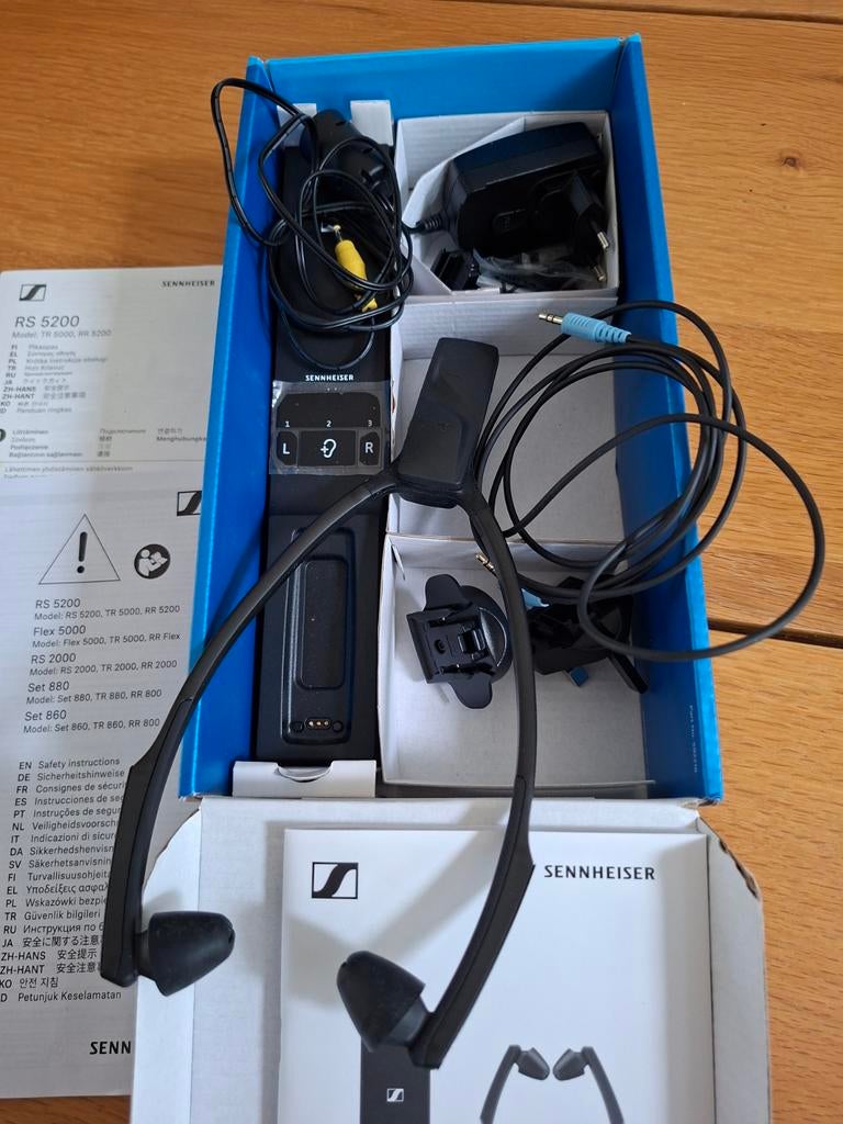 Senheiser RS5200 draadloze tv koptelefoon slechthorenden, Audio, Tv en Foto, Koptelefoons, Ophalen of Verzenden, Sennheiser, Draadloos