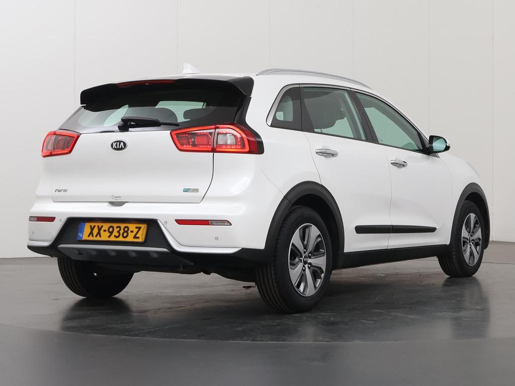 Kia Niro 1.6 GDi Hybrid DynamicLine | Navigatiesysteem | Par, Auto's, Kia, Gebruikt, Euro 6, 2 kWh, Leder en Stof