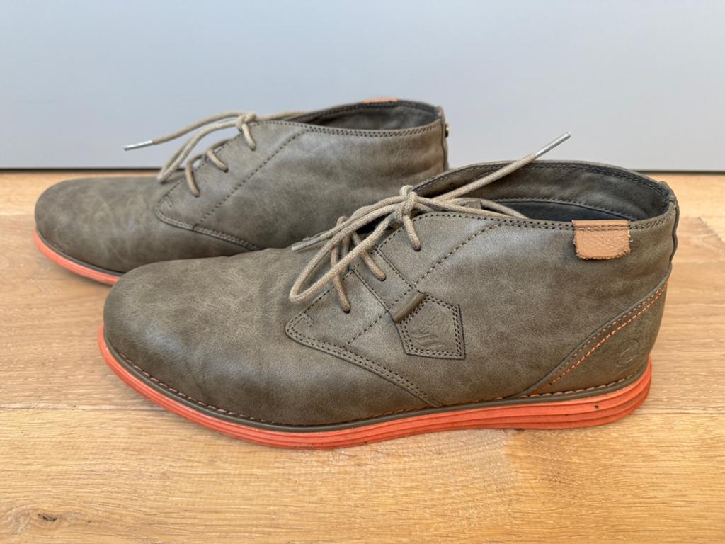 Q1905 Montfoort - grijs/ oranje - maat 46, Overige kleuren, Boots, Ophalen of Verzenden, Zo goed als nieuw