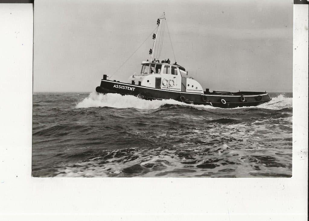 Ijmuiden De Assistent Wijsmuller, Ophalen of Verzenden, 1940 tot 1960, Ongelopen, Noord-Holland