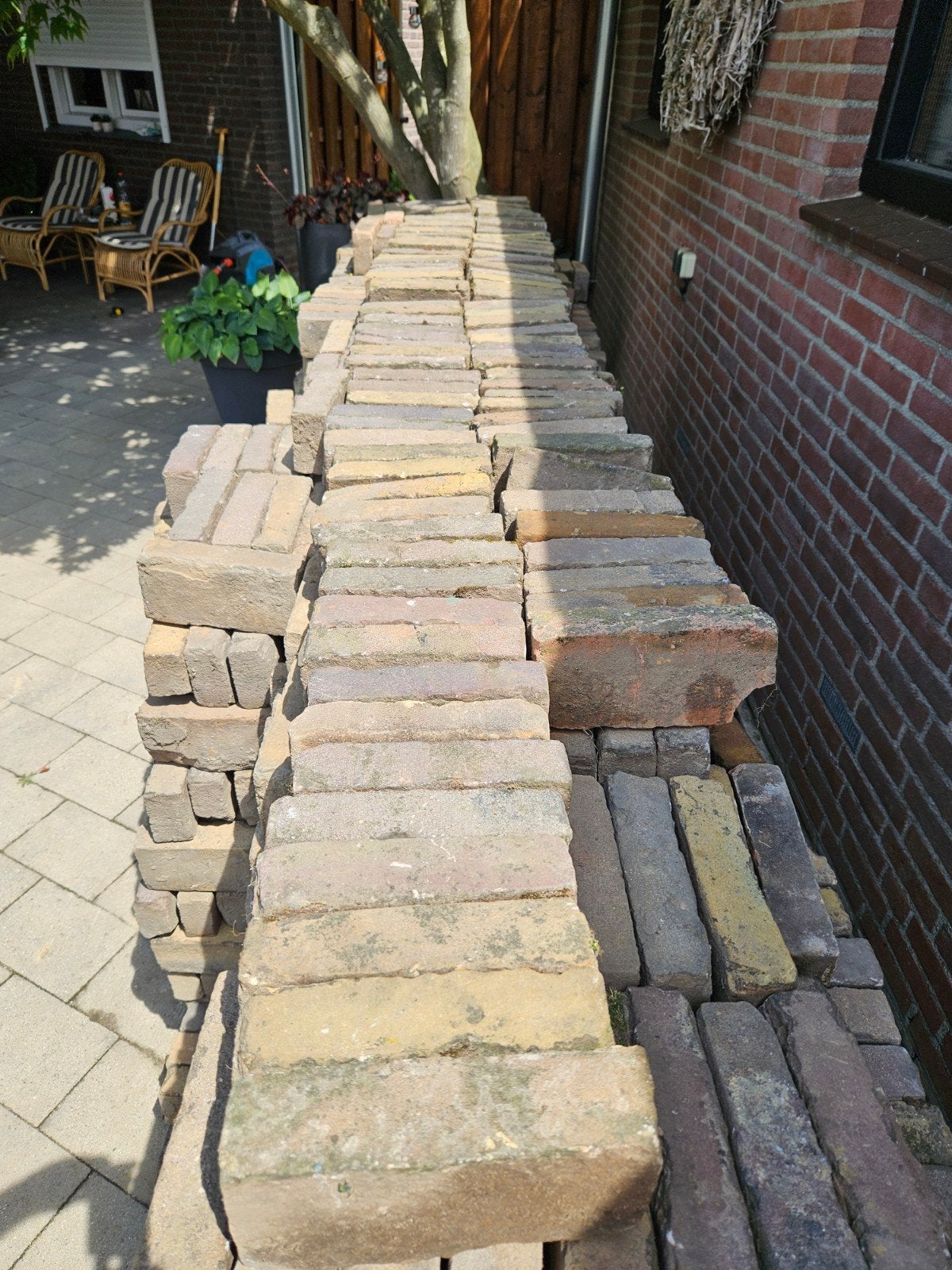 35m2 Waalformaatjes - Gebruikte Bestrating, Overige materialen, Gebruikt, Overige typen, Minder dan 20 cm