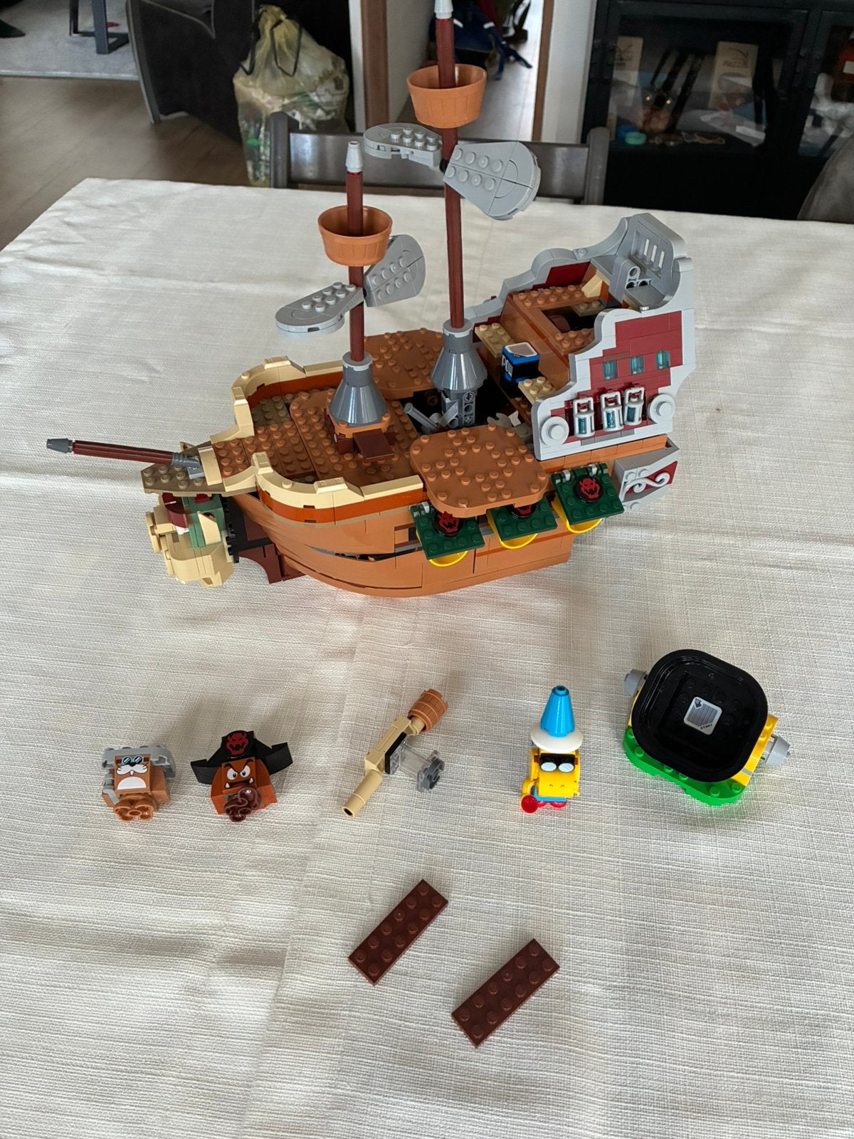Lego 71391 Bowser’s Luchtschip - Expansion Set, Gebruikt, Overige thema's, Lego, Ophalen of Verzenden