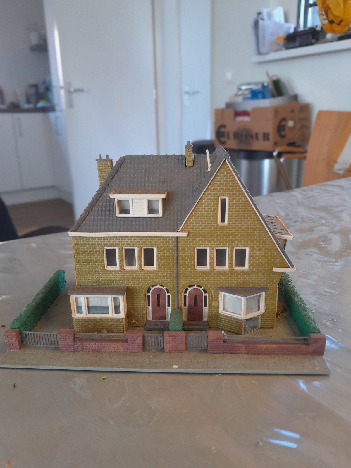 Kibri Nederlandse woning, Overige merken, Gelijkstroom of Wisselstroom, Brug, Tunnel of Gebouw, Ophalen of Verzenden