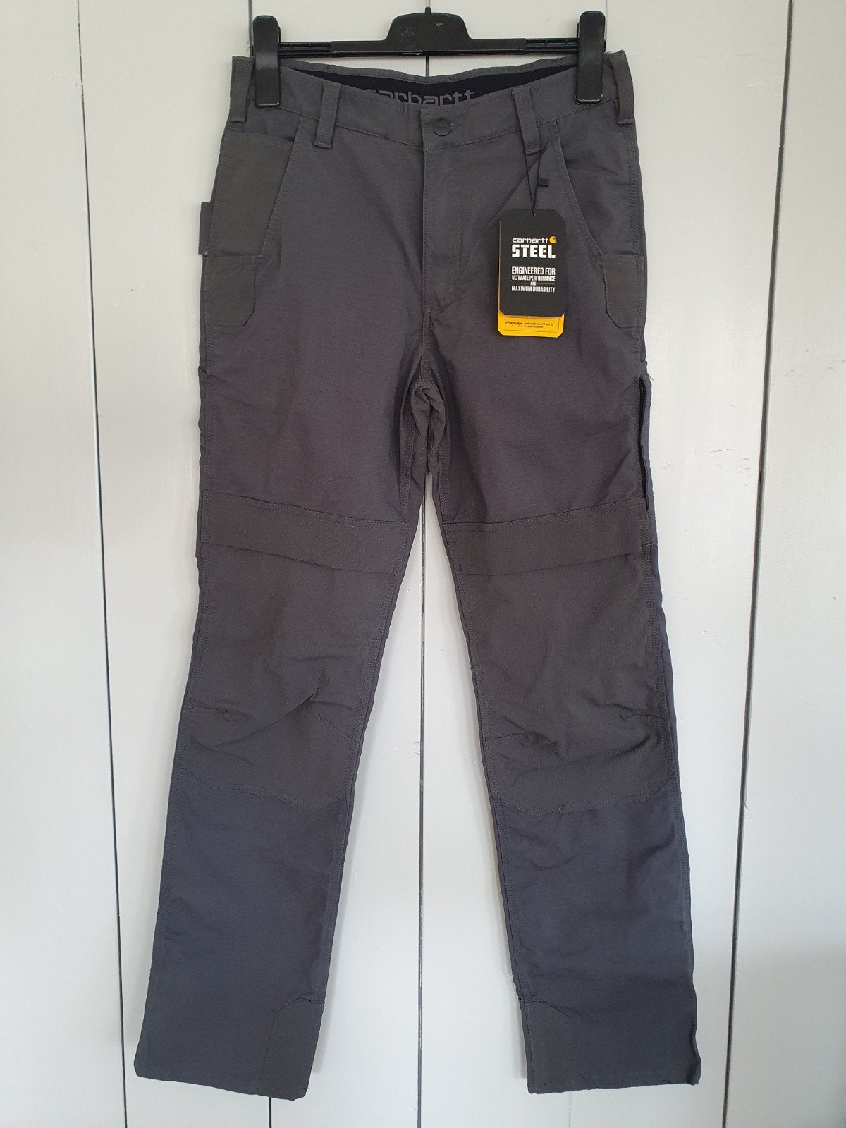 Carhartt Rugged Flex werkbroek 36x34 grijs Nieuw, Www.carhartt.com, Cruquiusweg 111N 1019 AG Amsterdam, Carhartt, Nieuw