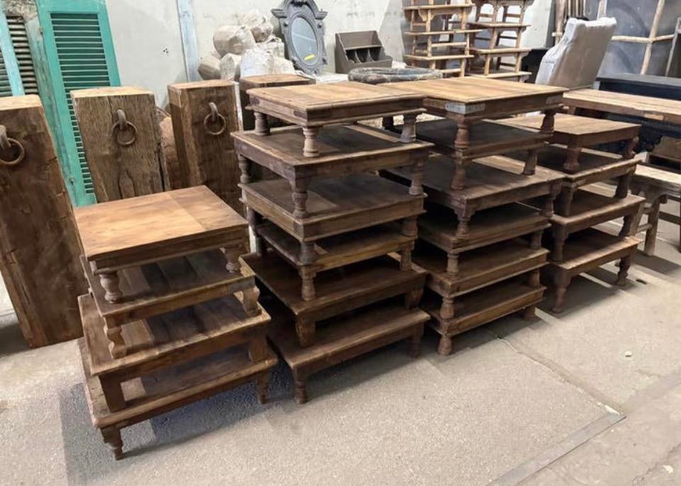 Oud bajot tafeltje STUNTPRIJS!, Ophalen, Hout, Gebruikt, Nvt