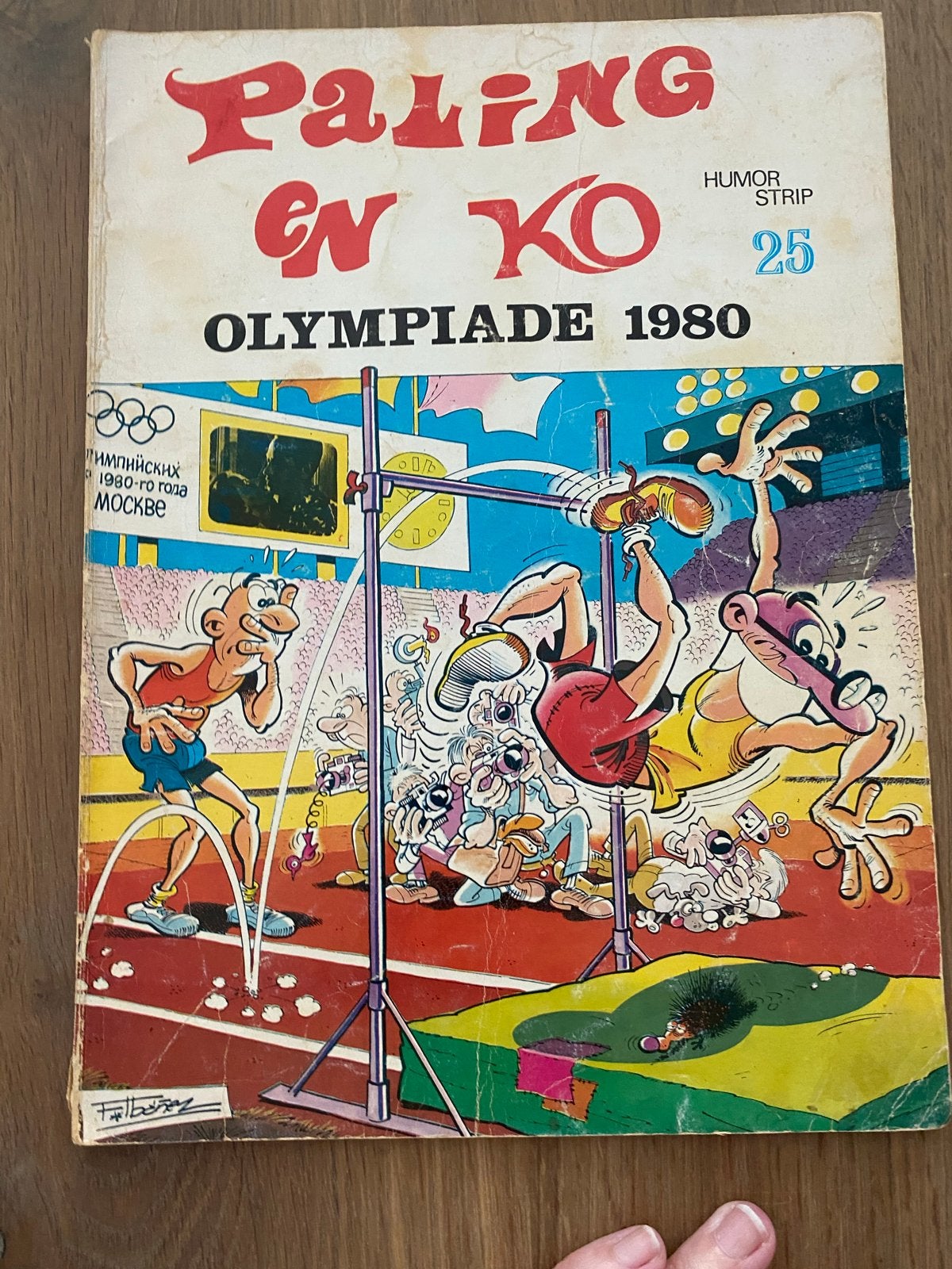 Paling en Ko: Olympiade 1980 - Humor Strip 25, Eén stripboek, Ophalen of Verzenden, Gelezen