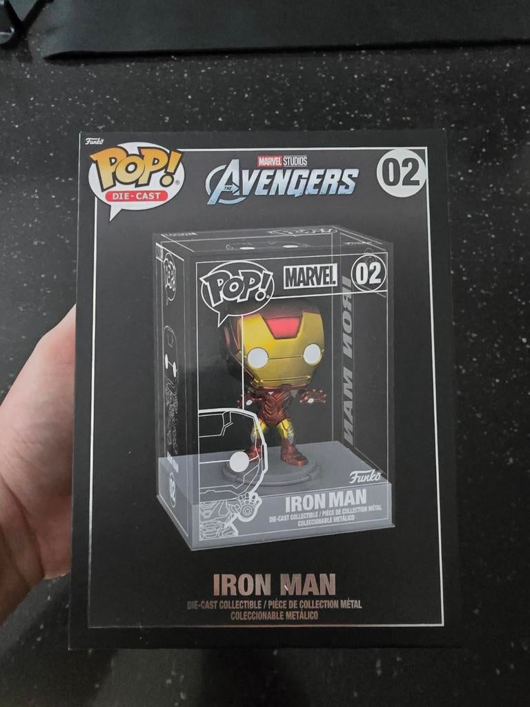 Funko Pop! Die-Cast Marvel Avengers Iron Man #02, Ophalen of Verzenden, Nieuw