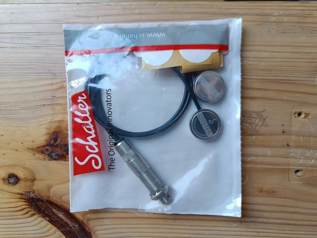 Schaller Oyster Piëzo pickup, Ophalen of Verzenden, Nieuw, Instrument