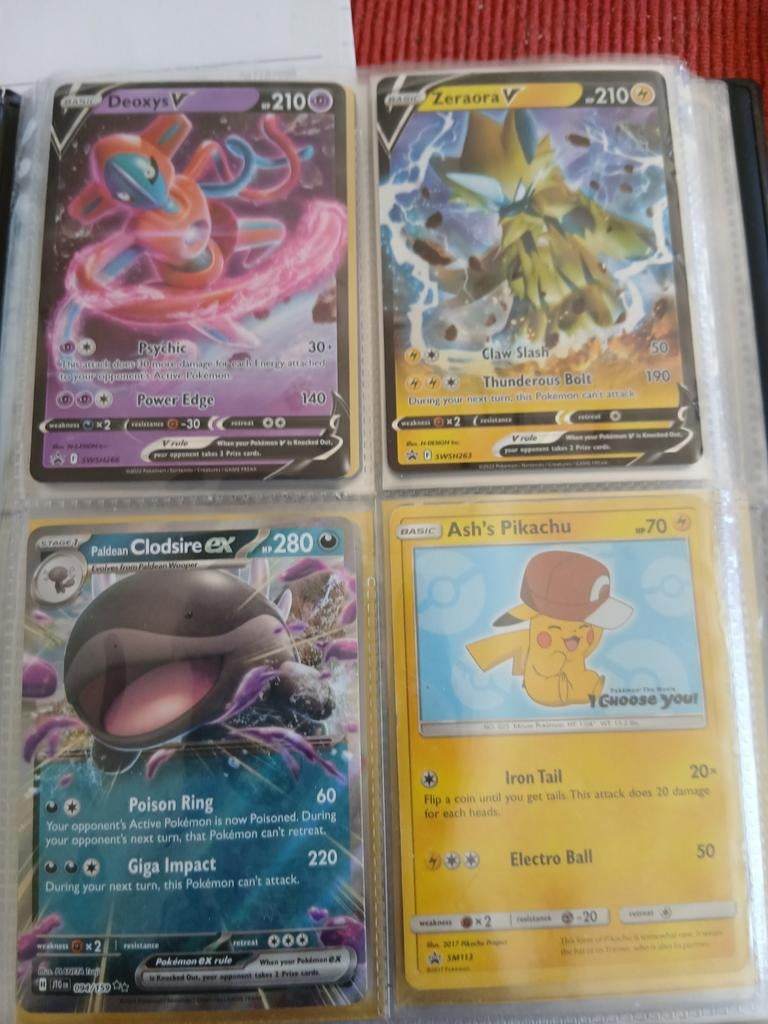 Pokémon Kaarten Collectie: V, VMAX, EX, en meer!, Ophalen, Gebruikt, Meerdere kaarten