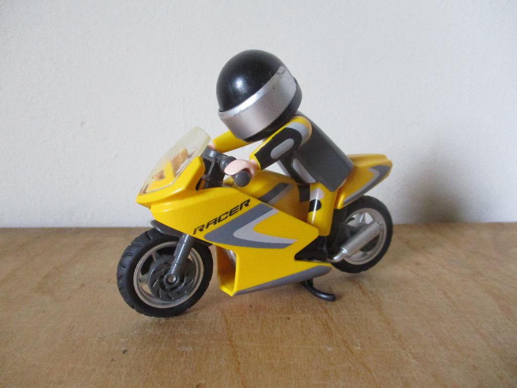 Playmobil 5116 racemotor, Ophalen of Verzenden, Gebruikt, Complete set