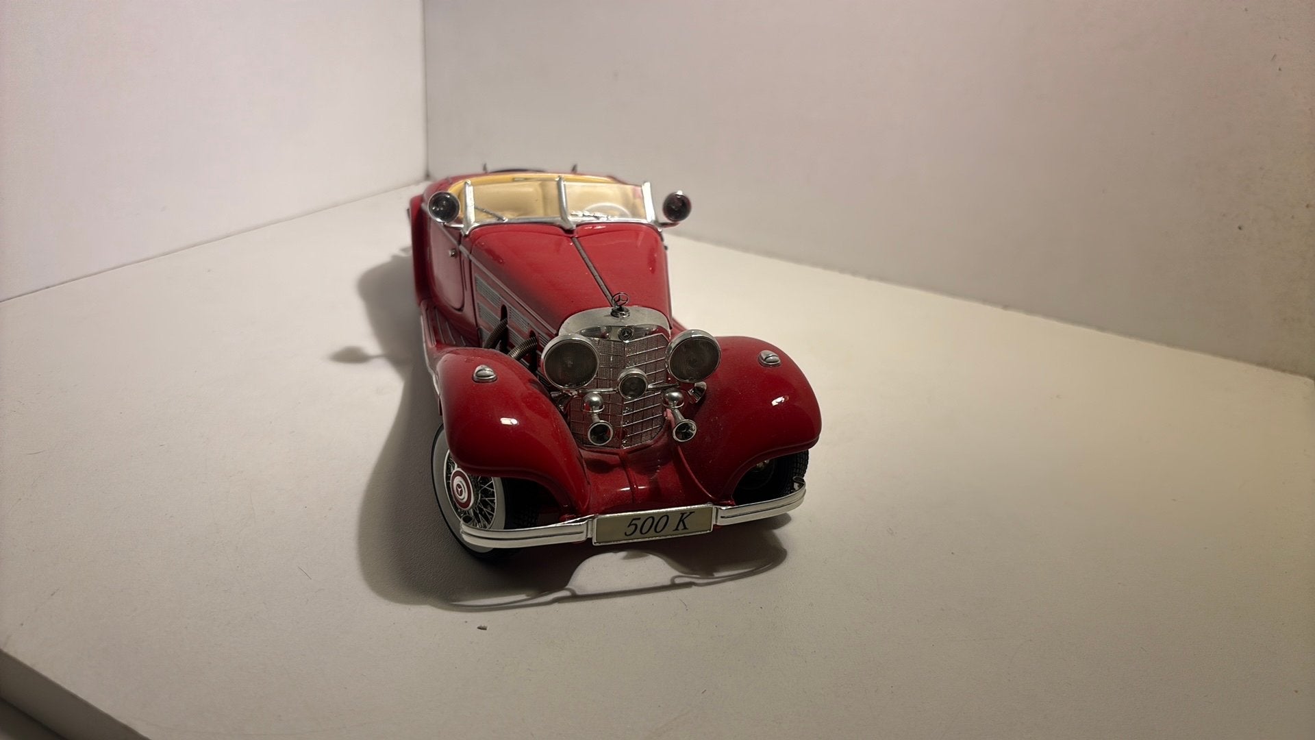 Mercedes ben 500 k specialroadster 1936 maisto 1.18, Maisto, Ophalen of Verzenden, A, A