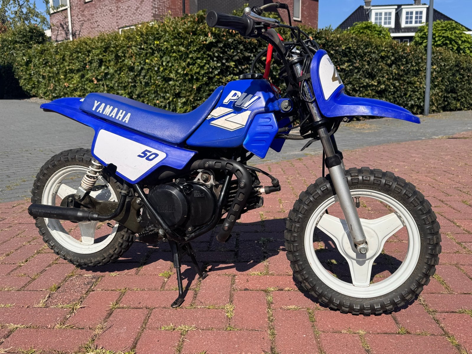 Yamaha PW50 met zijspan, Gebruikt, 11 kW of minder, Automaat, 1 cilinder