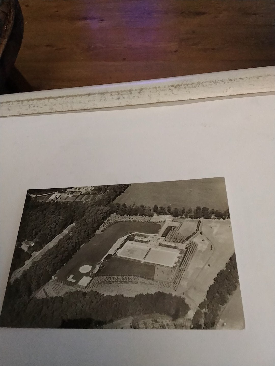 Oude ansichtkaart Zwembad Vrederust Bergen op Zoom, Verzamelen, Ophalen of Verzenden, 1940 tot 1960, Gelopen, Noord-Brabant