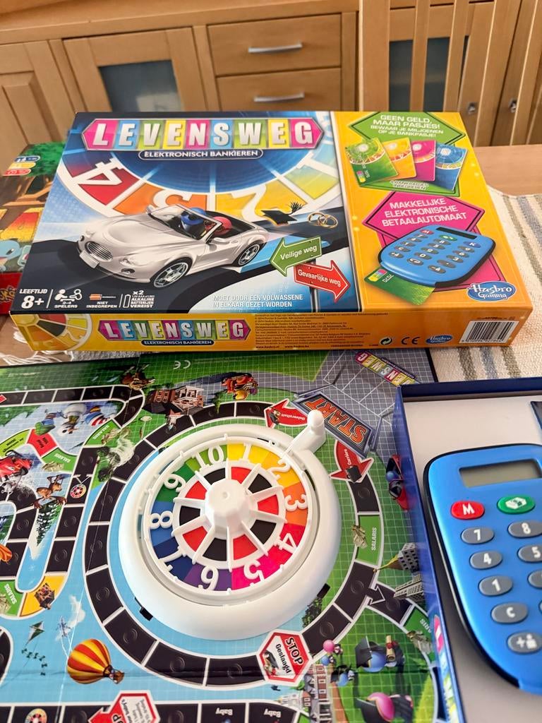 Levensweg Elektronisch Bankieren  als nieuw, Hobby en Vrije tijd, Gezelschapsspellen | Bordspellen, Drie of vier spelers, Ophalen of Verzenden