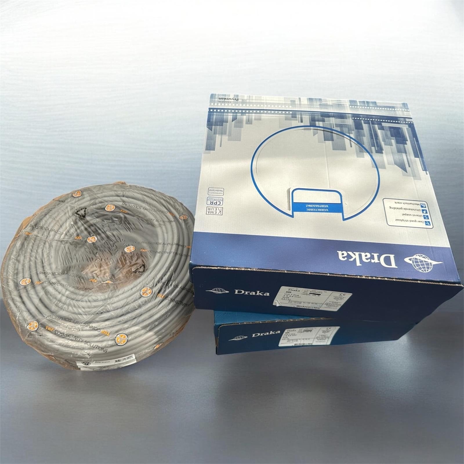 Draka VULT Dca 3G 2,5 mm² kabel - 100 meter, Doe-het-zelf en Verbouw, Elektra en Kabels, Ophalen, Nieuw, Draka, Kabel of Snoer