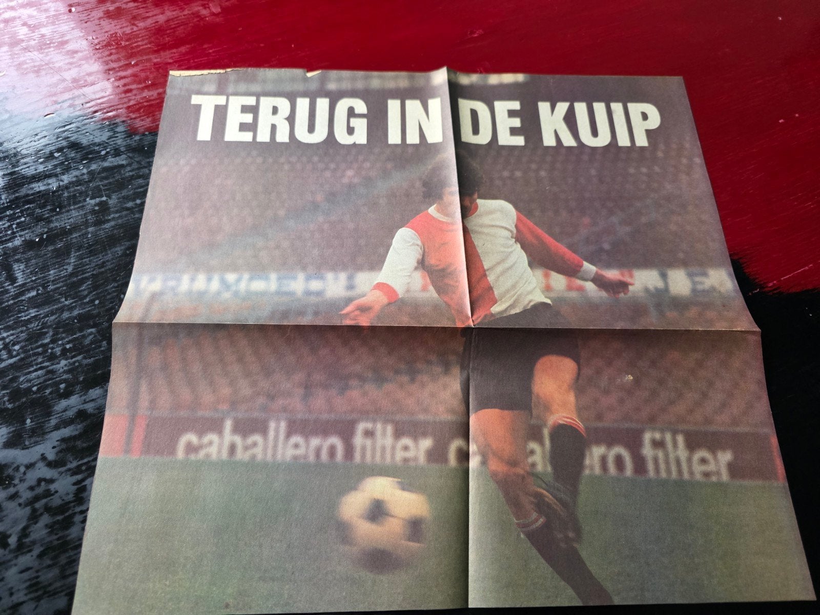Krantenknipsel Willem van Hanegem., Tickets en Kaartjes, Seizoenskaart, Eén persoon, Nederlands elftal