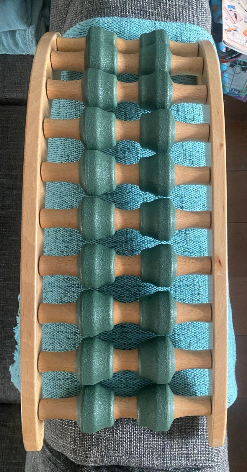 Houten rugroller / massageroller, Ophalen of Verzenden, Zo goed als nieuw, Apparaat
