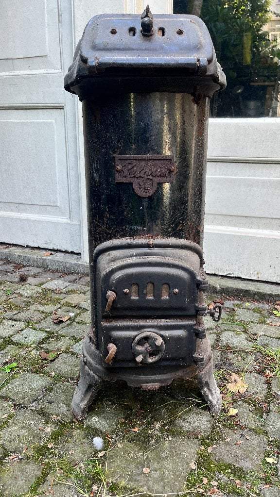 Antieke potkachel van Pelgrim, Ophalen, Gebruikt, Houtkachel, Vrijstaand