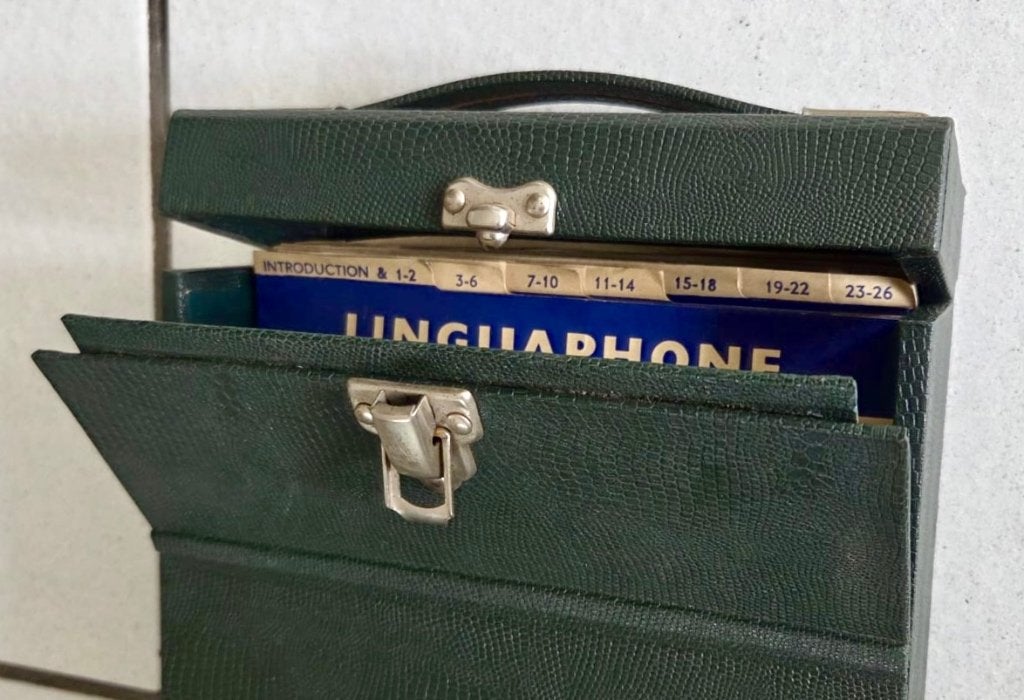 Linguaphone cursus Engels op vinyl - jaren 50/60 , Ophalen of Verzenden, Zo goed als nieuw, Overige genres