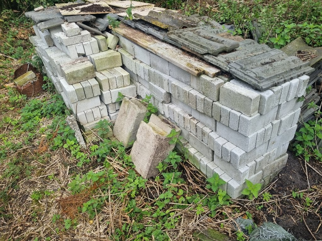 Kalkzandstenen 1950 stuks 214x101x54 mm, Ophalen, Gebruikt, Kalkzandstenen, X
