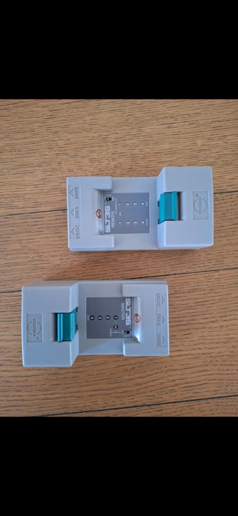 2x Netwerkkabel Tester RJ45 RJ11 USOC 568A 568B, Ophalen of Verzenden