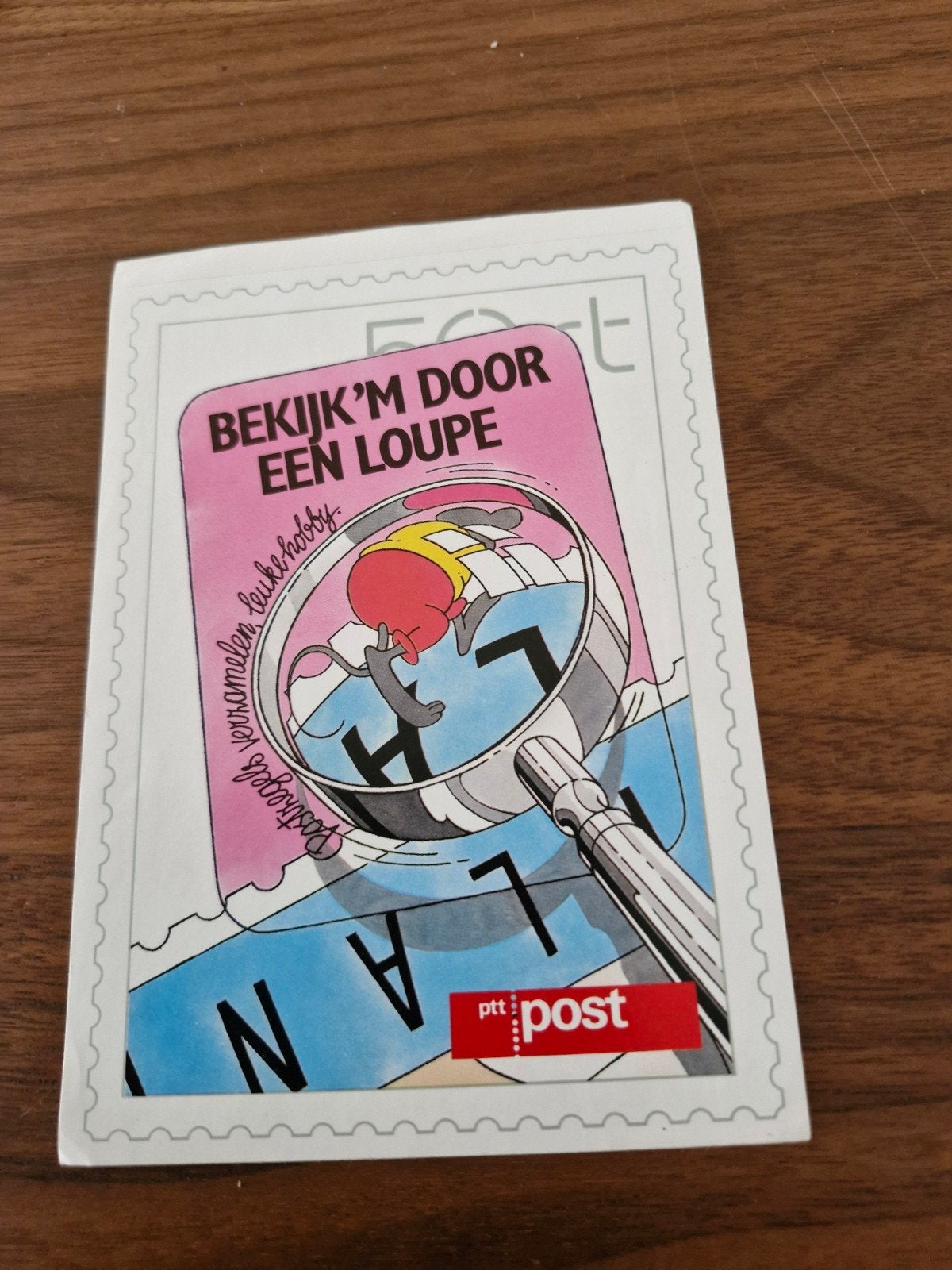 11983 PTT Postzegels verzamelen leuke hobby sticker, Ophalen of Verzenden