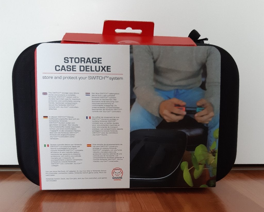 Qware gaming opbergbox voor Nintendo Switch, Ophalen, Nieuw, Switch, Overige typen