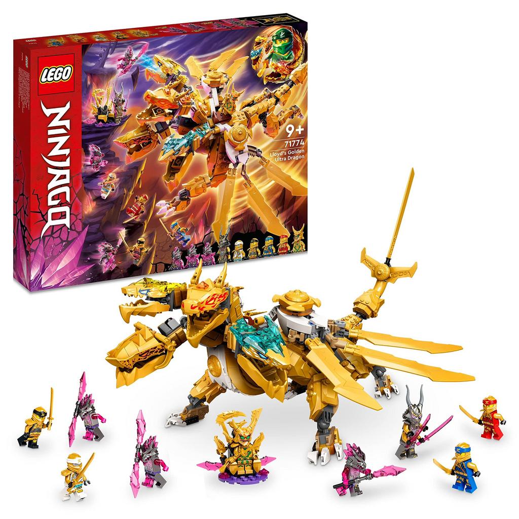 Lego 71774 ninjago lloyd’s gouden ultra draak NIEUW ONGEOPEN, Ophalen of Verzenden, Nieuw