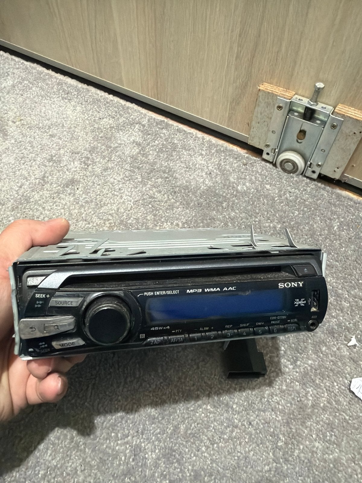 Sony CDX-GT39U Autoradio - CD/MP3/WMA/AAC Speler, Ophalen of Verzenden, Gebruikt