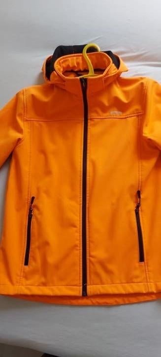 Nordberg softshell jas maat 176, oranje, gebruikt, Nordberg, Gebruikt, Jongen of Meisje, Ophalen of Verzenden