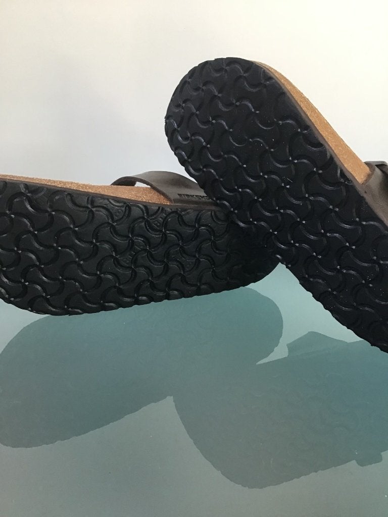Birkenstock Gizeh 38 | brons | Gratis verzenden, Kleding | Dames, Schoenen, Slippers, Overige kleuren, Verzenden, Zo goed als nieuw
