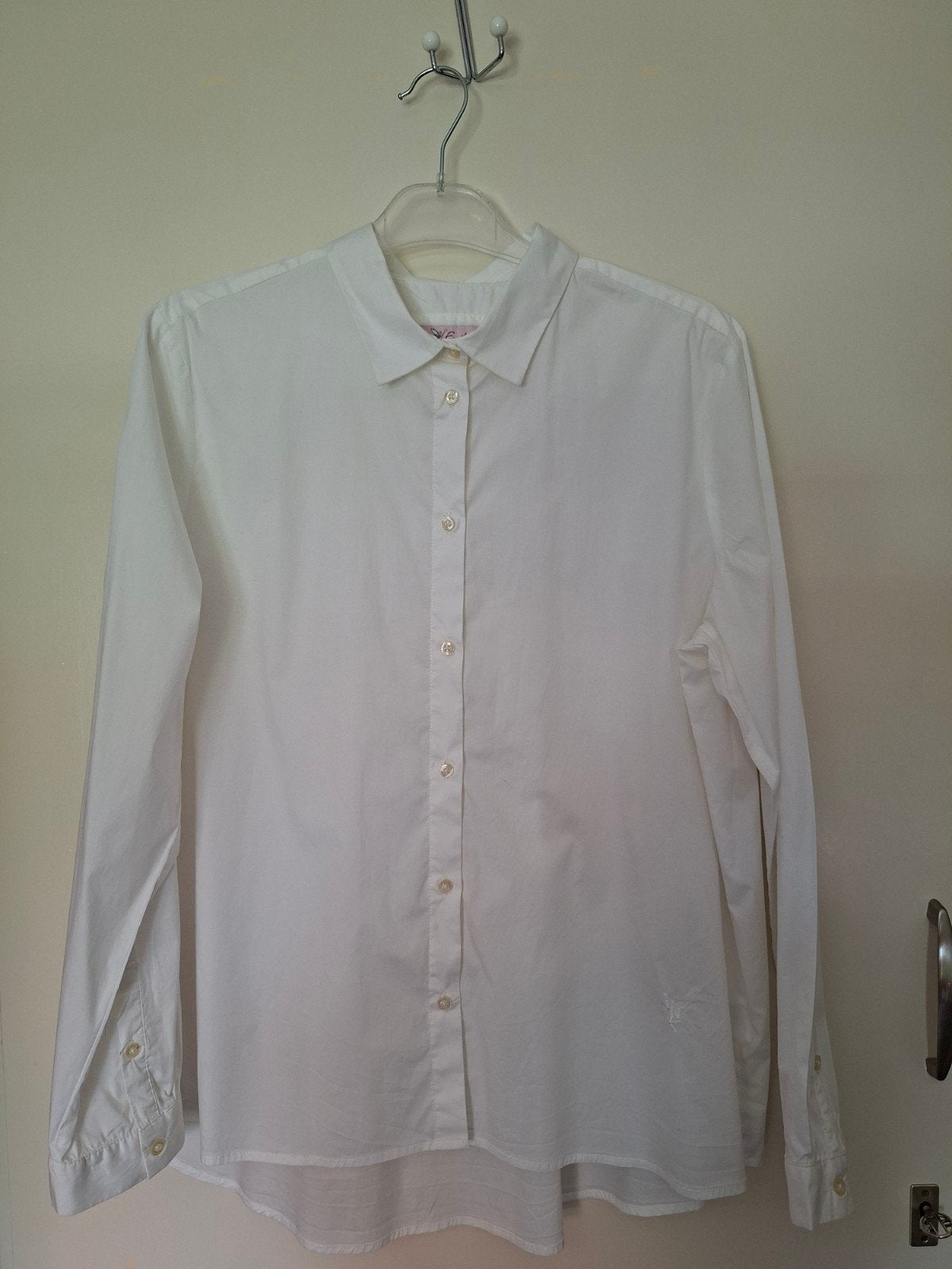 Witte blouse Emily van den Bergh, maat 44, Wit, Maat 42/44 (L), Emily van den Bergh, Nieuw