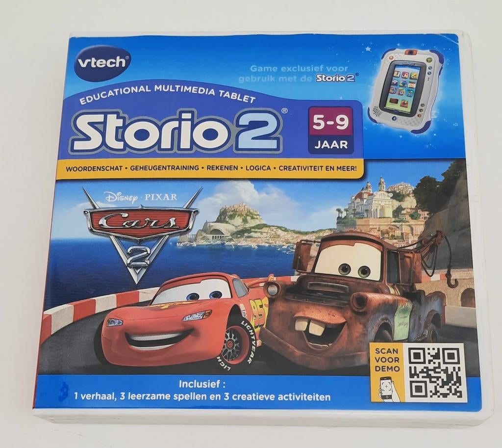 VTech Storio 2 Disney Pixar Cars2, Kinderen en Baby's, Speelgoed | Vtech, Ophalen of Verzenden, Zo goed als nieuw