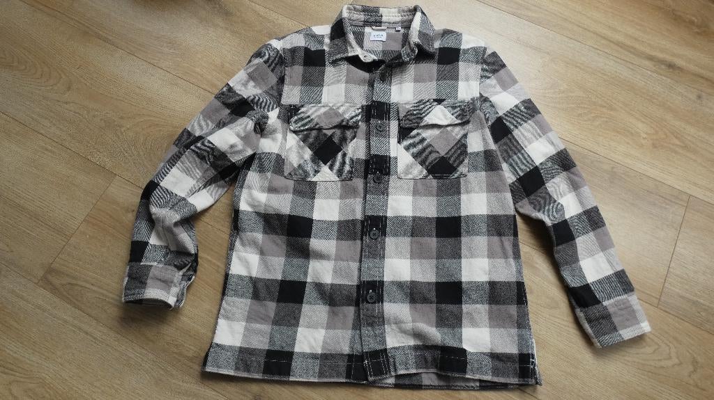 Leuk geruit dikker overhemd van Celio, Kleding | Heren, Overhemden, Zo goed als nieuw, Halswijdte 39/40 (M), Grijs, Ophalen of Verzenden